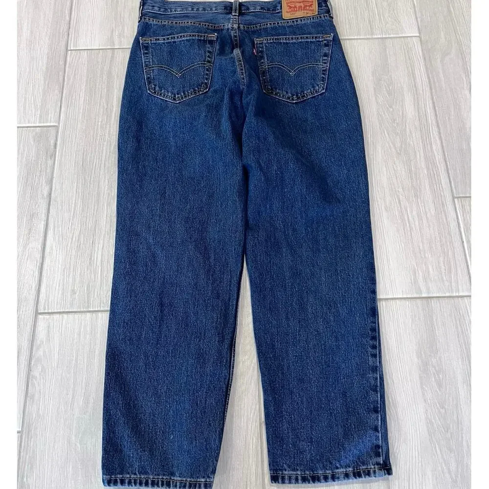 Levi's 550 Jeans Men's 34/29 Relaxed Fit Tapered Blue Wash Red Tab